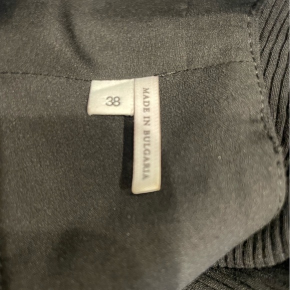 Sandro Black Dress with Lace Back, Size 38 - Picture 8 of 9